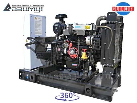 Трехфазный дизельный генератор 8 кВт (380 В) Quanchai <br>АД-8С-Т400-1РM5