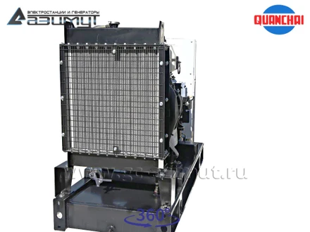 Трехфазный дизельный генератор 8 кВт (380 В) с автозапуском <br>Quanchai АД-8С-Т400-2РM5