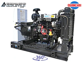Трехфазный дизельный генератор 8 кВт (380 В) с автозапуском <br>Quanchai АД-8С-Т400-2РM5