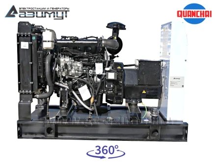 Трехфазный дизельный генератор 8 кВт (380 В) с автозапуском <br>Quanchai АД-8С-Т400-2РM5