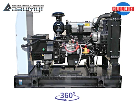 Однофазный дизель генератор <br>8 кВт (220 В) Quanchai <br>АД-8С-230-1РM5