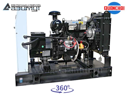 Однофазный дизель генератор <br>8 кВт (220 В) Quanchai <br>АД-8С-230-1РM5