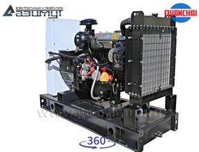 Однофазный дизель генератор <br>8 кВт (220 В) с автозапуском <br>Quanchai АД-8С-230-2РM5