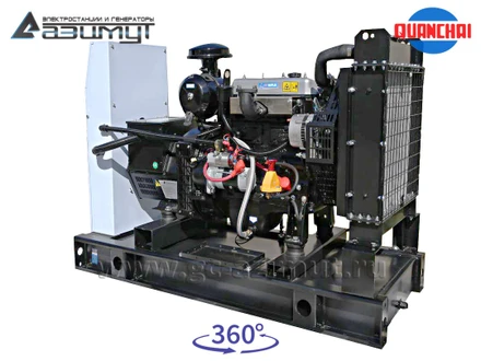 Однофазный дизель генератор <br>8 кВт (220 В) с автозапуском <br>Quanchai АД-8С-230-2РM5