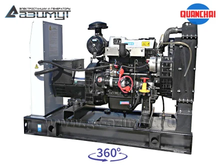Трехфазный дизельный генератор 10 кВт (380 В) серии «Проф» Quanchai <br>АД-10С-Т400-1РM5 (1500 об/мин)