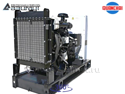 Трехфазный дизельный генератор 10 кВт (380 В) с автозапуском серии «Проф» Quanchai <br>АД-10С-Т400-2РM5 (1500 об/мин)