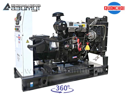 Трехфазный дизельный генератор 10 кВт с АВР Quanchai АД-10С-Т400-2РМ5
