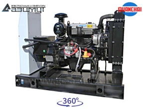 Однофазный дизельный генератор 10 кВт (220 В) серии «Проф» Quanchai <br>АД-10С-230-1РM5 (1500 об/мин)