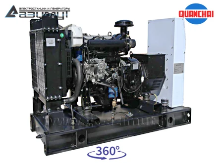 Однофазный дизельный генератор 10 кВт (220 В) серии «Проф» Quanchai <br>АД-10С-230-1РM5 (1500 об/мин)