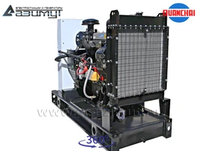 Однофазный дизельный генератор 10 кВт (220 В) с автозапуском серии «Проф» Quanchai АД-10С-230-2РM5