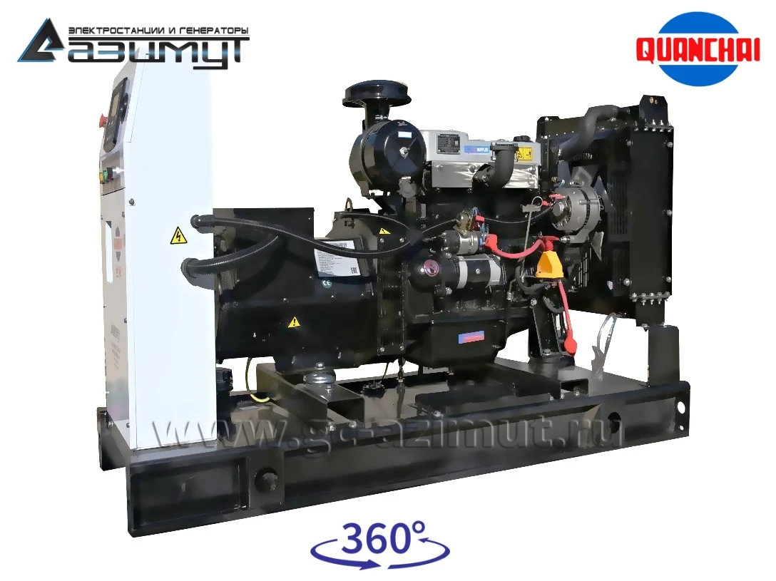 Трехфазный дизельный генератор 15 кВт Quanchai АД-15С-Т400-1РМ5