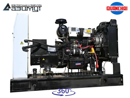 Однофазный дизельный <br>генератор 20 кВт (220 В) Quanchai <br>АД-20С-230-1РM5