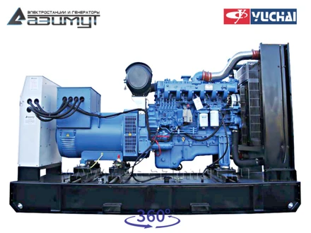 Дизельный генератор 300 кВт Yuchai АД-300С-Т400-1РМ26