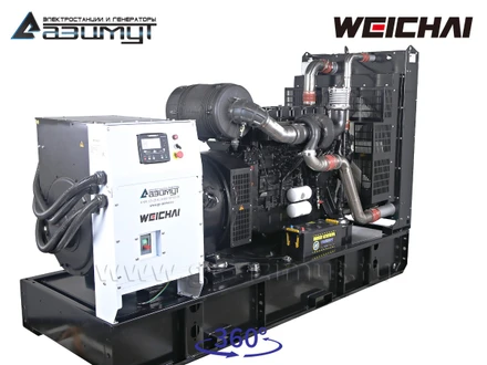 Дизель генератор 400 кВт Weichai открытого исполнения аналог ТСС АД-400С-Т400-1РМ7 (TSS TWc 550TS)